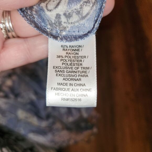 Downing Studio Sleeveless Top Size 4x Stunning Color - Picture 4 of 5